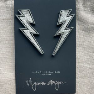 mignonne gavigan lightening bolt earrings